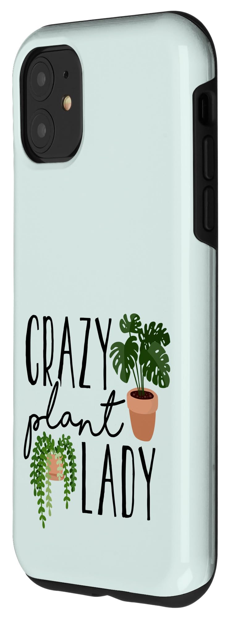 iPhone 11 Case - Cute Crazy Plant Lady Design for Gardening Enthusiasts | Perfect Gift for Plant Lovers & Nature-Themed Phone Protection