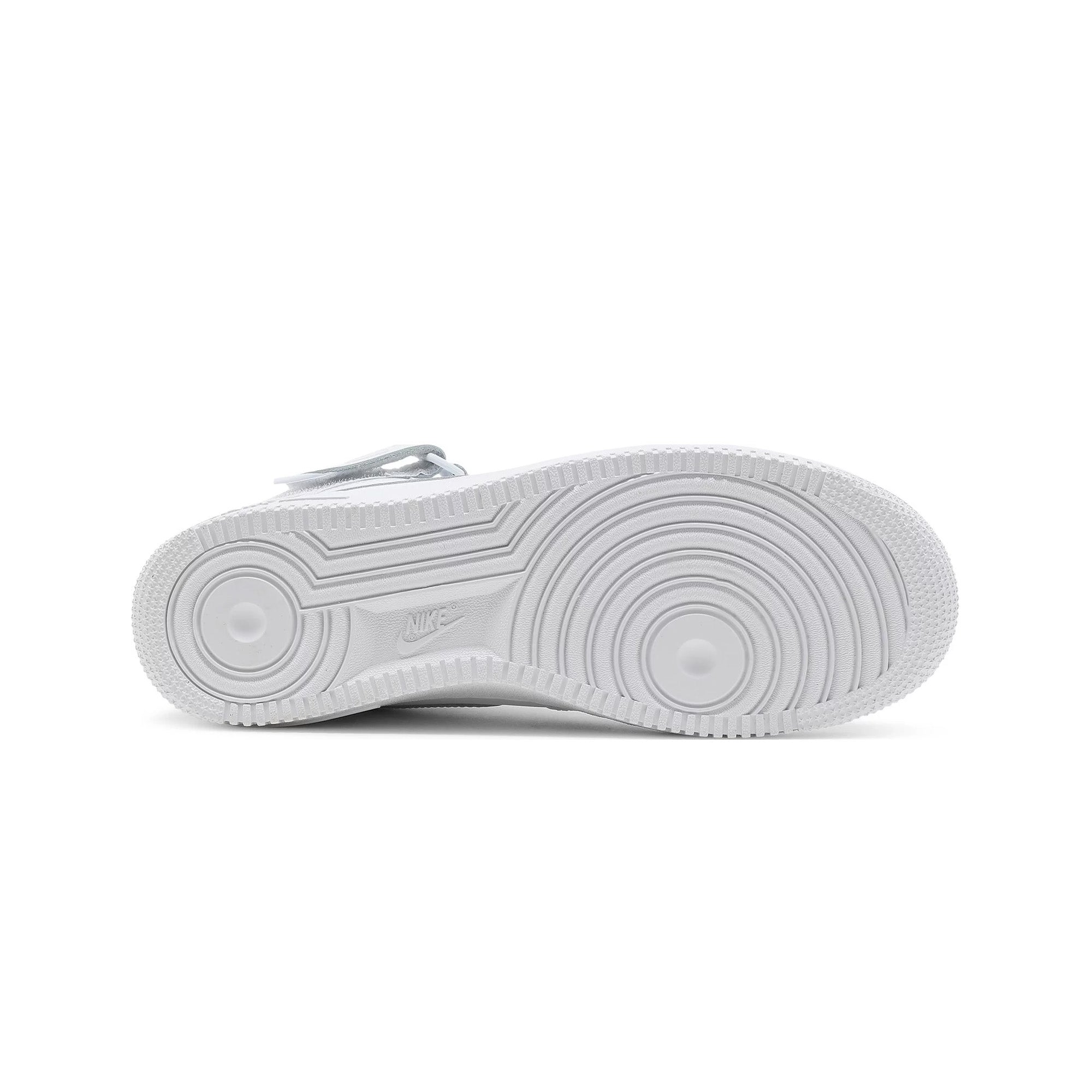 Nike Air Force 1 Mid '07 Triple White Men's Basketball Shoes - Classic Sneakers for Casual Wear, Street Style & Everyday Fashion