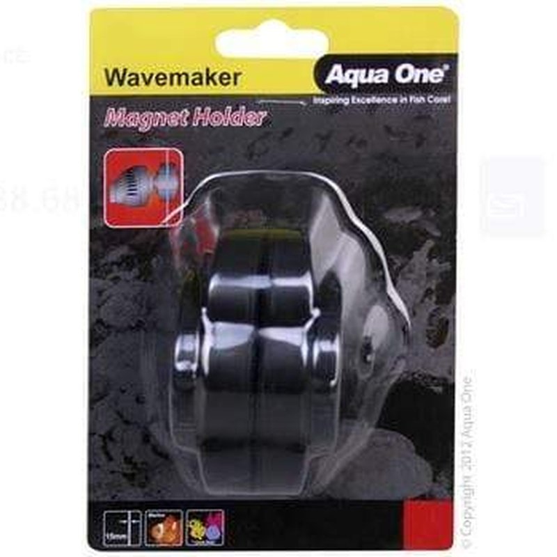 Aqua One Magnetic Holder Kit 1pc - Universal Wavemaker Mount for All Aquarium Models (50026 M) - Perfect for Saltwater & Freshwater Fish Tanks, Coral Reefs, and Aquatic Plant Setup