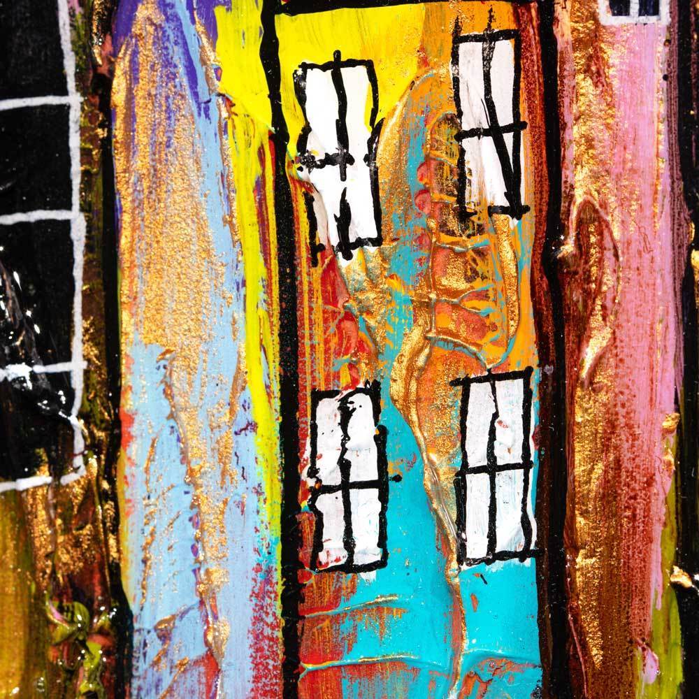 Original 'A Quiet Night' Painting - Handmade Artwork for Home & Office Decor - Perfect for Living Room, Bedroom, or Gift