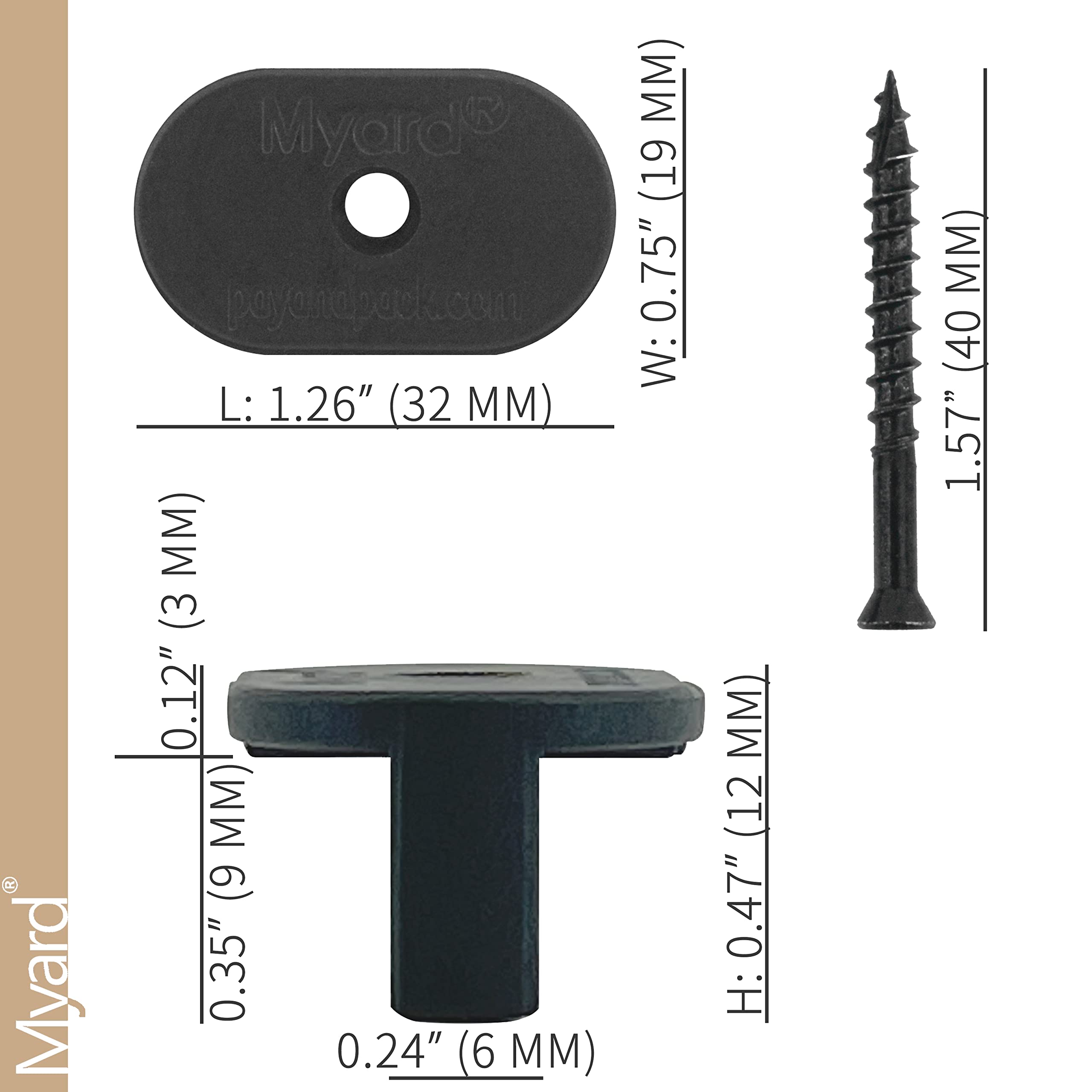 Hidden Deck Fastener Clips for Grooved Composite Decking Boards - 500-Pack with 72 Stainless Steel Starter Clips (Covers 800 SQ.FT) - Secure Installation for Durable Outdoor Decking Projects