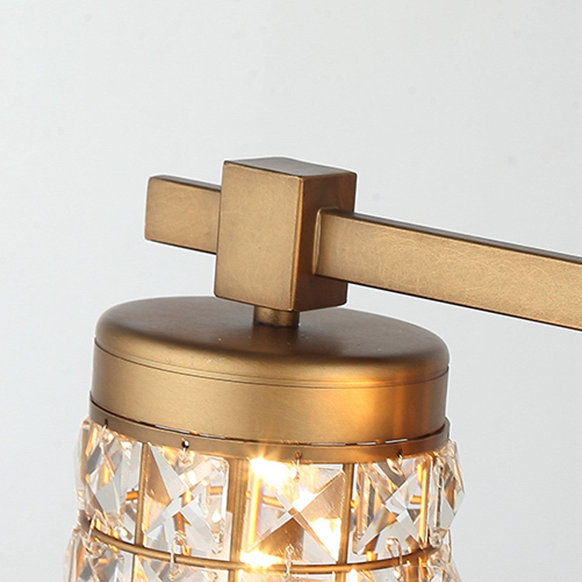 3-Light Modern Gold Wall Sconce - Elegant Lighting for Living Room, Bedroom, or Hallway