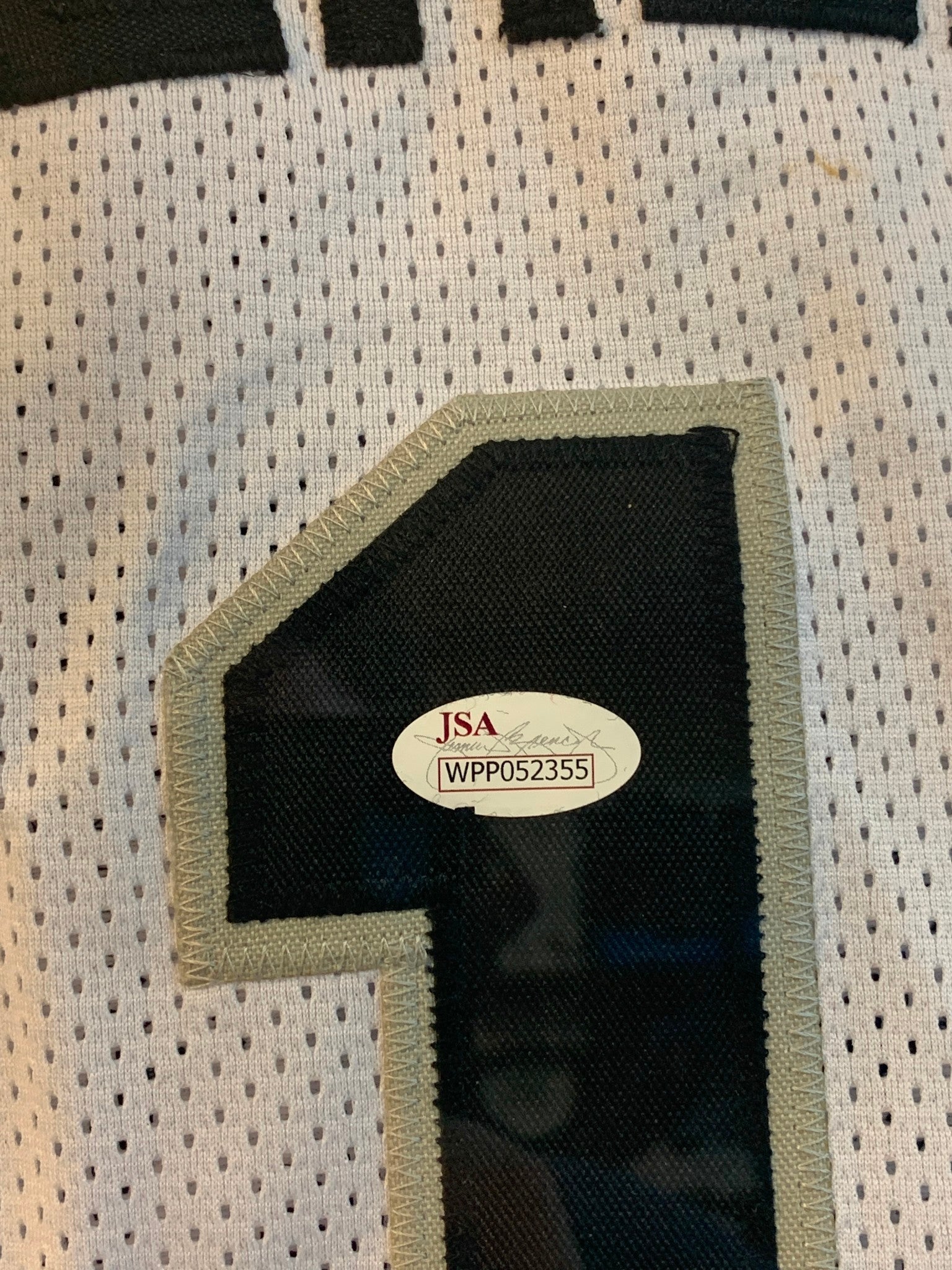 Lonnie Walker IV Autographed Framed Jersey with JSA Certification WPP052355 - San Antonio Spurs NBA Memorabilia - Perfect for Sports Fans, Man Cave Decor, and Collectors