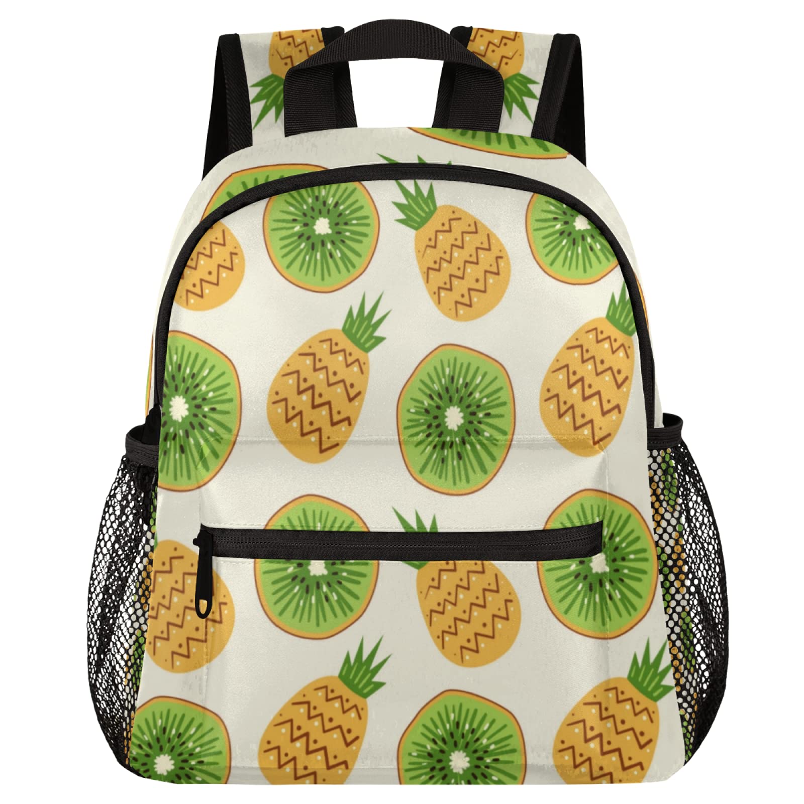 Pineapple Mini Backpack - Adjustable Shoulder Strap School Bag for Hiking, Camping & Travel | 12 Inch Laptop Backpack | Cute Fruit-Themed Bookbag for Women & Teens | Perfect for School, Outdoors & Daily Use