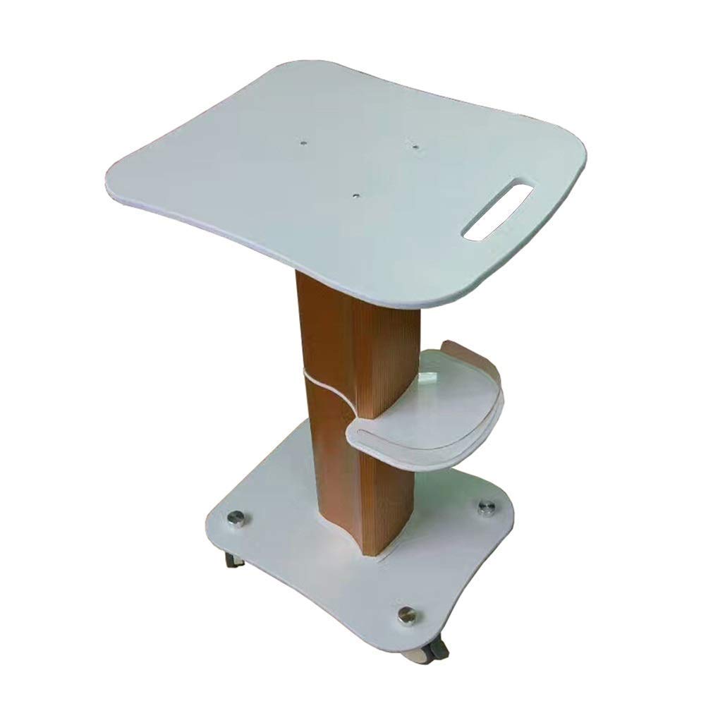 ZSCLLCQ Aluminum Storage Hand Truck with Brake Wheels - 60kg Capacity Movable Trolley for Kitchen, Beauty Salon & Spa Organization | Perfect for Salon Equipment Storage & Mobile Serving Carts