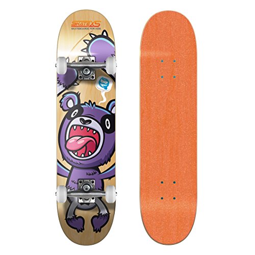 Orange Grip Tape / White Wheels