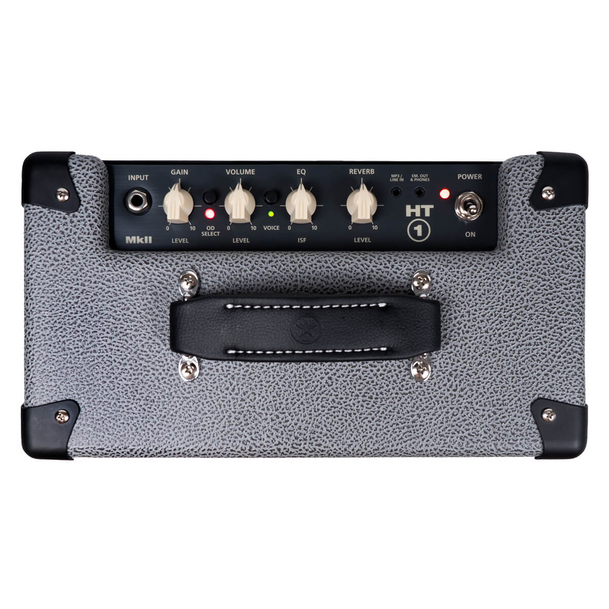 Blackstar HT1R MkII 1x8 1 Watt Tube Combo Guitar Amplifier with Reverb - Bronco Grey | Perfect for Home Practice, Studio Recording & Small Gigs
