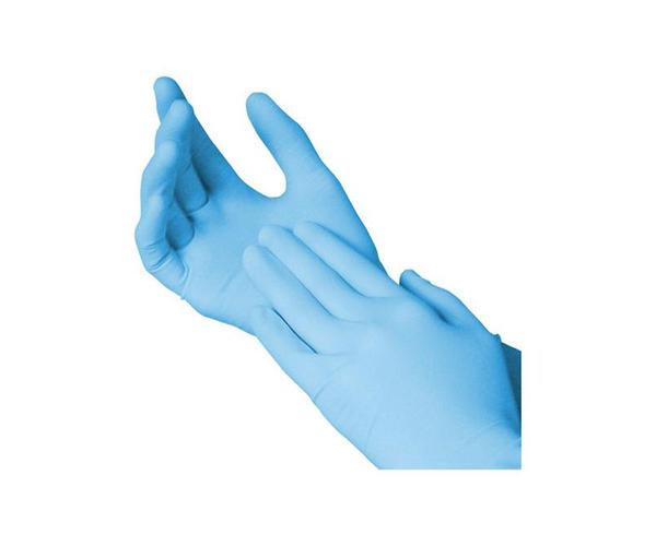 Premium Blue Nitrile Gloves - 100 Count, Powder-Free, Disposable, Latex-Free & Chemical Resistant - Ideal for Medical, Dental, Food Service & Cleaning Professionals