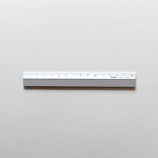 Premium Midori Aluminum Ruler - 12 Inch/30cm Lightweight Metal Straight Edge Measuring Tool for Office, School, Engineering & DIY Projects