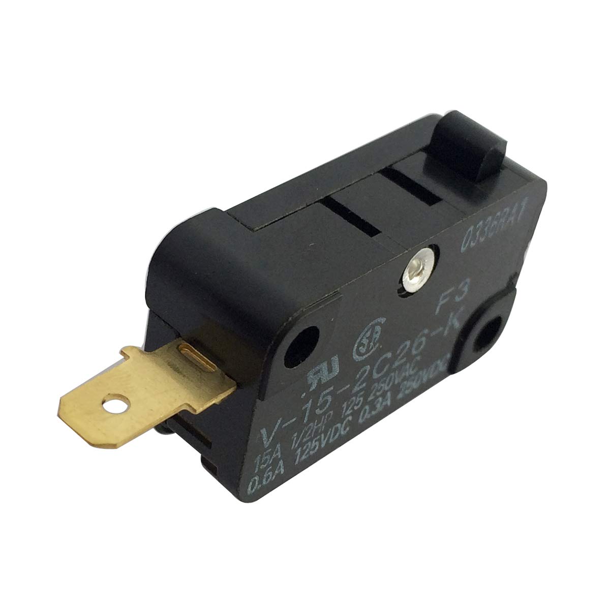 OMRON Switch Replacement - LONYE V-15-2C26-K Micro Snap Action Switch 15A 125/250VAC (Normally Closed) - Compatible with Shurflo 2088 Series Pump (2-Pack) - Ideal for Water Pumps, Industrial Equipment and Appliance Repair