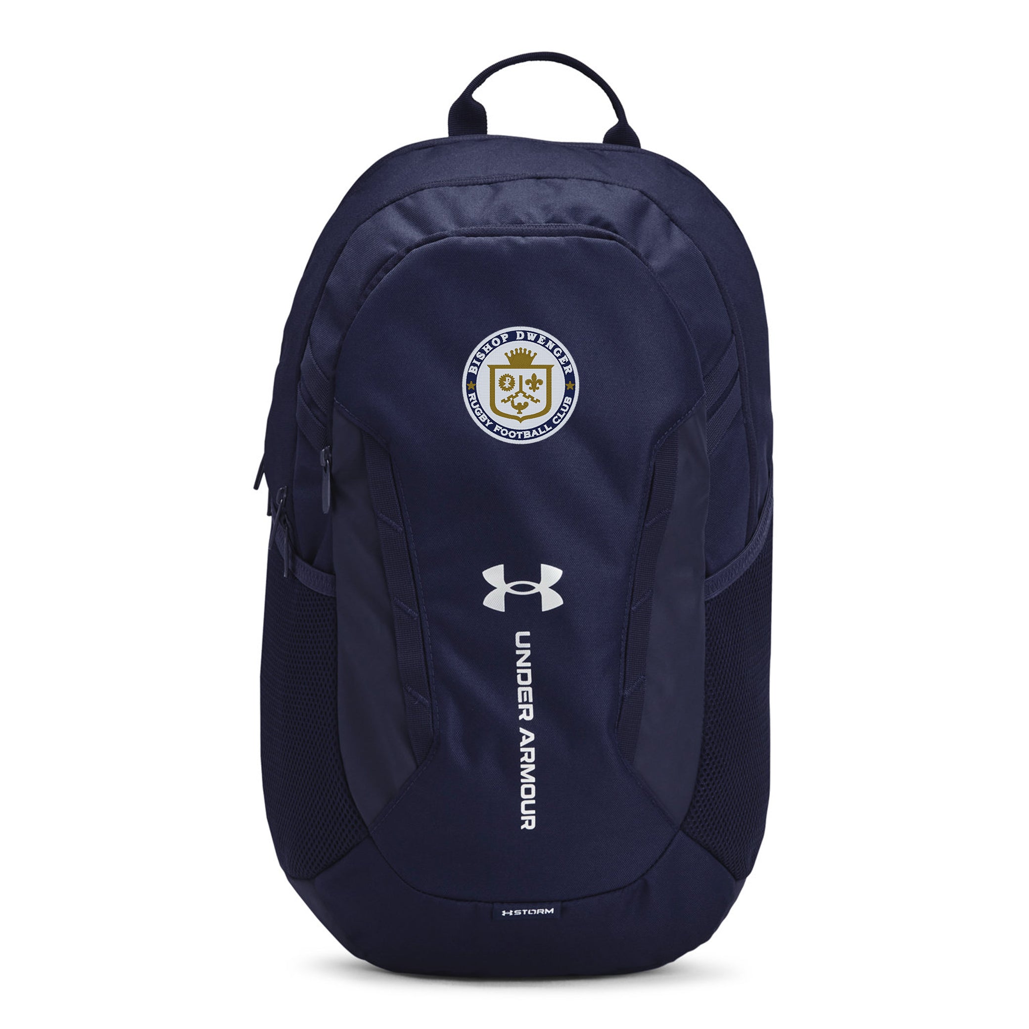 Bishop Dwenger RFC UA Hustle 6.0 Backpack - Durable School & Travel Backpack for Students, Sports & Outdoor Activities | Water-Resistant & Spacious Design