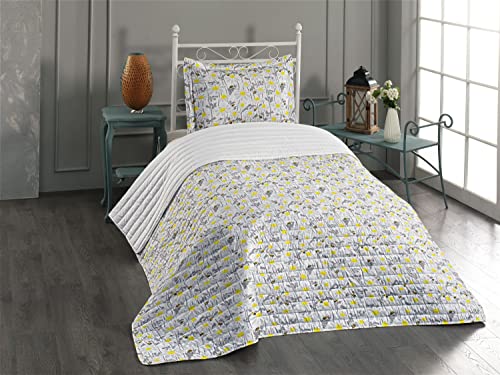 Grey Yellow White