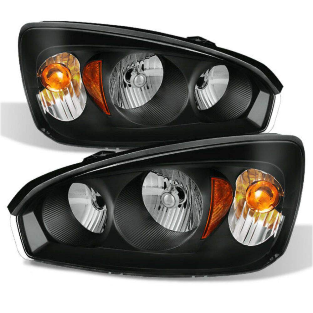 Neerttily Replacement Headlights for 2004-2008 Black Car Models - High Performance Headlamps for Night Driving & Foggy Conditions