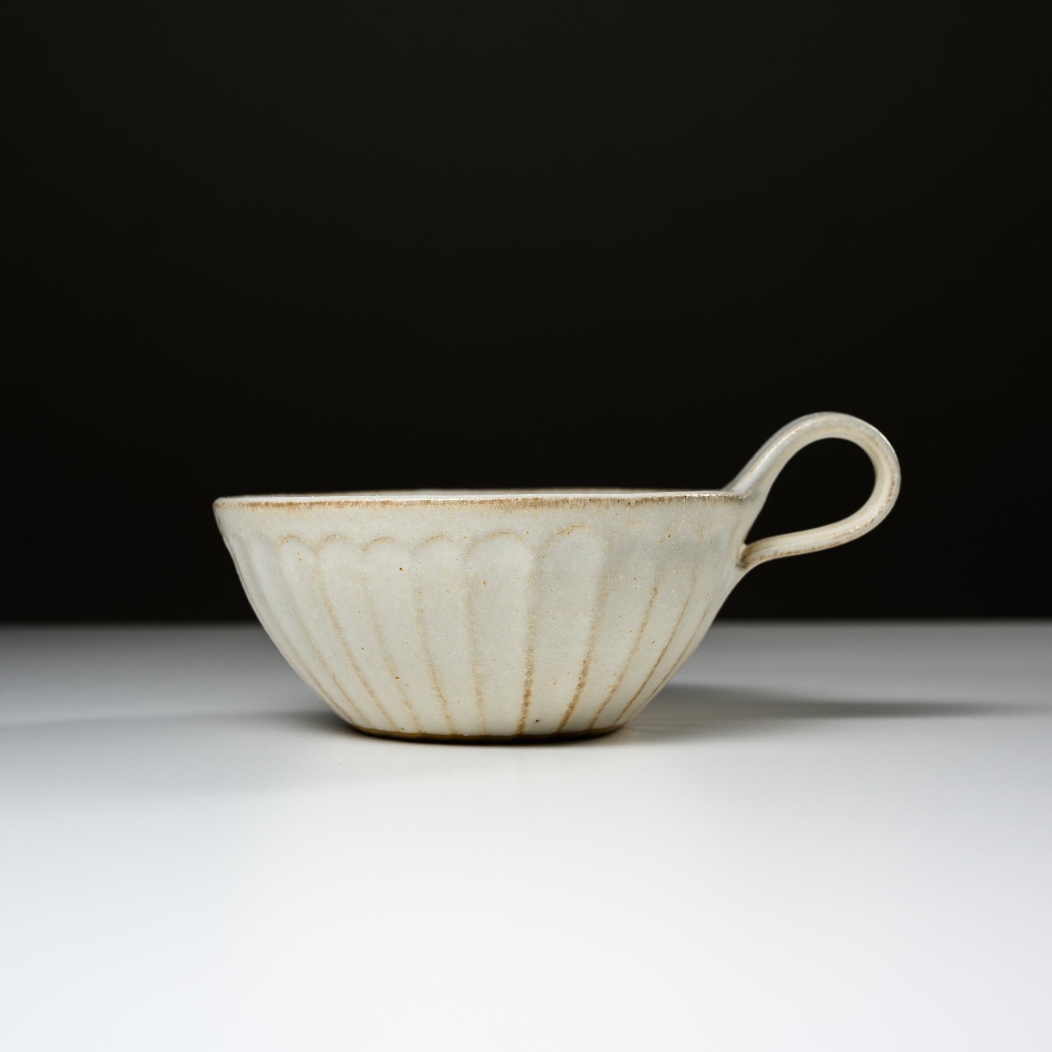 Wakasama Kiln Kinari Soup Mug - 270ml Handmade Ceramic Bowl for Miso Soup, Ramen & Noodles | Japanese Pottery for Home & Restaurant Use