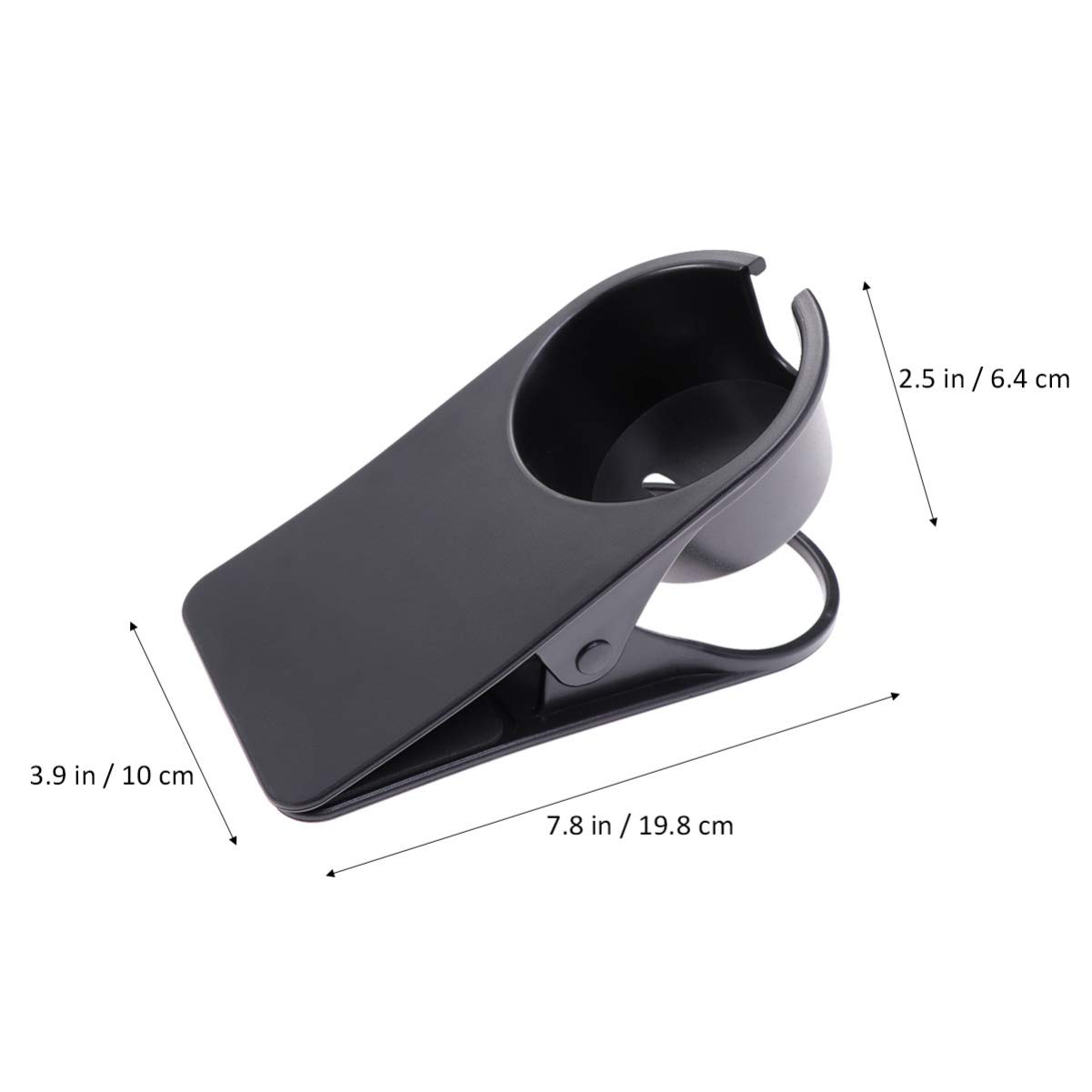 Desk Cup Holder - Adjustable Coffee Mug Stand with Clip for Coffee Cups, Drinking Glasses & Cans | Perfect for Office, Home & Car Use (2nd Gen Disc Clip Design)