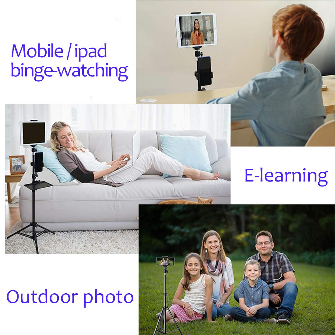 Portable Mini Projector Tripod Stand - Adjustable Height 24