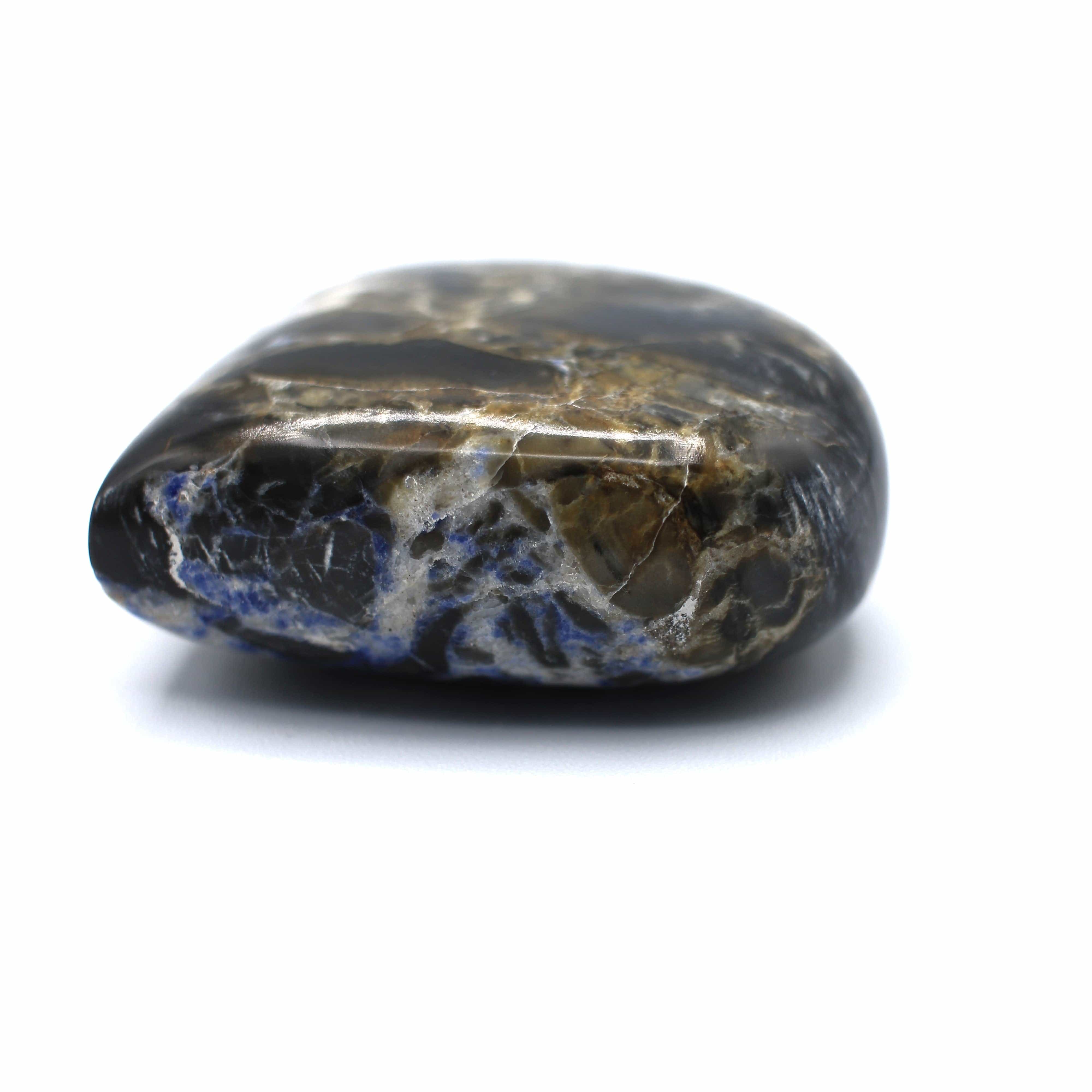 Natural Canadian Sodalite Heart Carving in Matrix - Healing Crystal Stone for Meditation, Reiki & Home Decor - Perfect for Spiritual Gifts & Energy Work