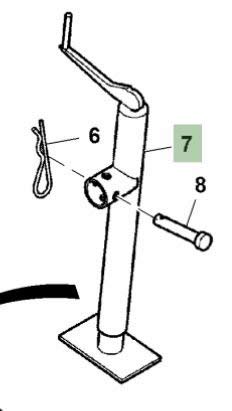 Original John Deere AE32971 Equipment Jack - Heavy Duty Tractor & Farm Machinery Lift for Maintenance & Repairs