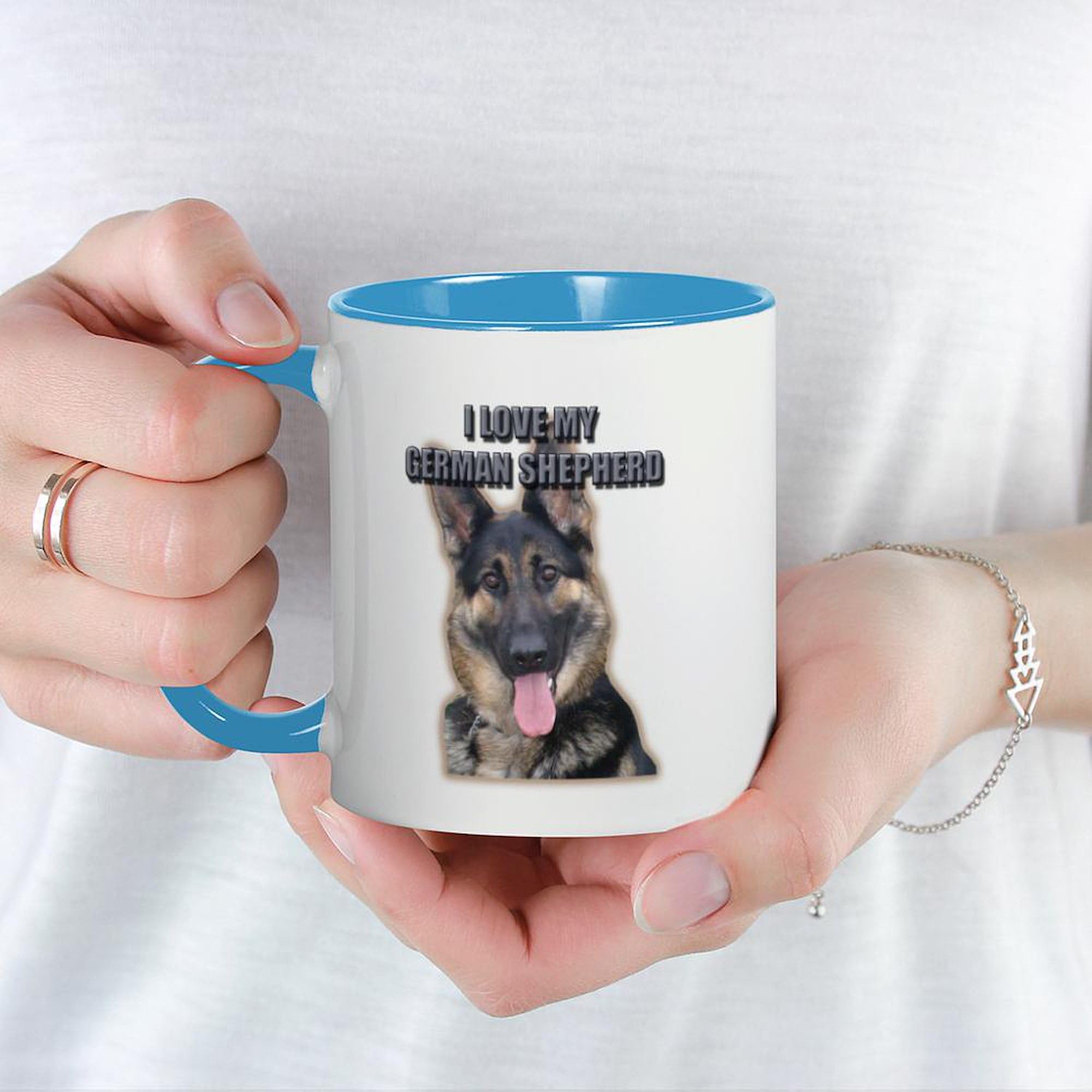 German Shepherd Lover's 11 oz (325 ml) Ceramic Coffee Mug - Perfect for Dog Lovers, Pet Owners & Coffee Enthusiasts - Ideal for Home, Office & Gifts