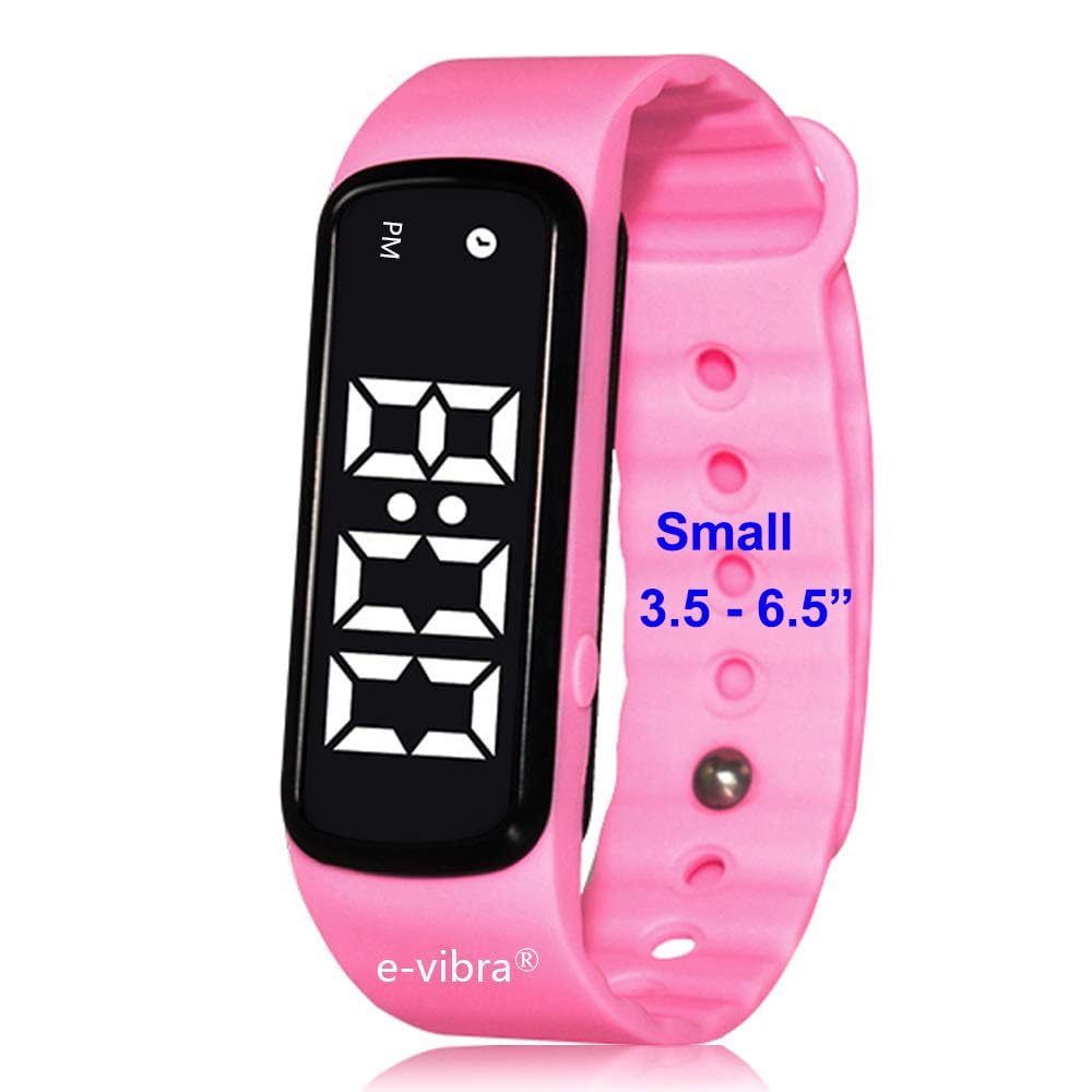 **Potty Training Watch for Kids - Silent Vibrating Alarm & Pill Reminder with Countdown Timer (Light Pink) - Perfect for Toilet Training, Medication Reminders & Daily Routines**