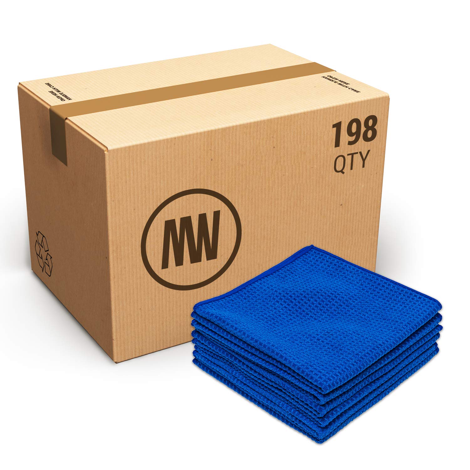 Premium Bulk Microfiber Waffle Weave Kitchen Towels - 16