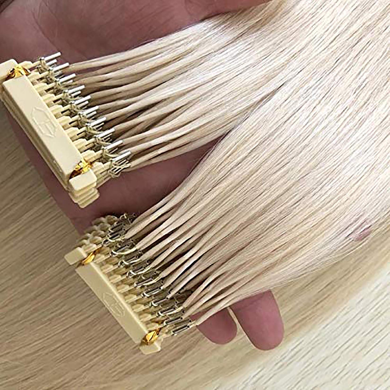 6D Machine Quick No-Track Hair Extensions - 10 Rows Real Human Hair (Beige, 26 Inches) for Seamless Blending & Natural Volume | Perfect for Daily Wear, Parties & Special Occasions