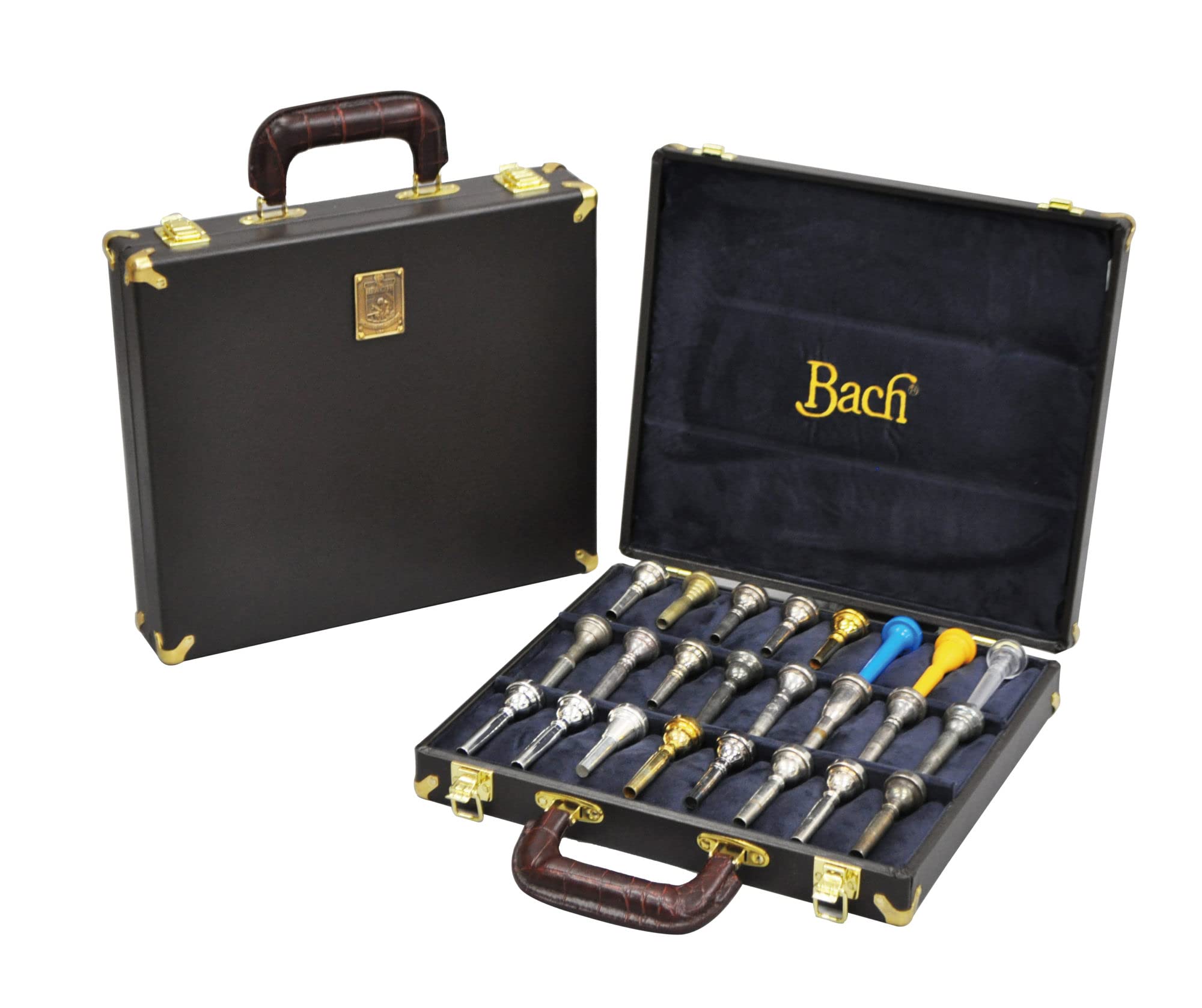 Premium Back Bach Mouthpiece Display Case for 18 Trombones - Durable Storage & Protection for Brass Instrument Accessories | Perfect for Music Schools, Orchestras & Professional Musicians