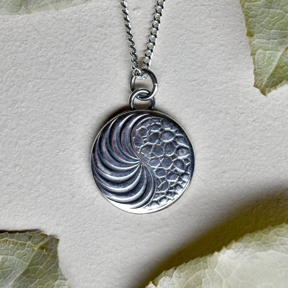 Yin Yang Sterling Silver Necklace for Women - Handcrafted Die Struck Pendant - Spiritual Jewelry for Meditation, Yoga & Everyday Wear