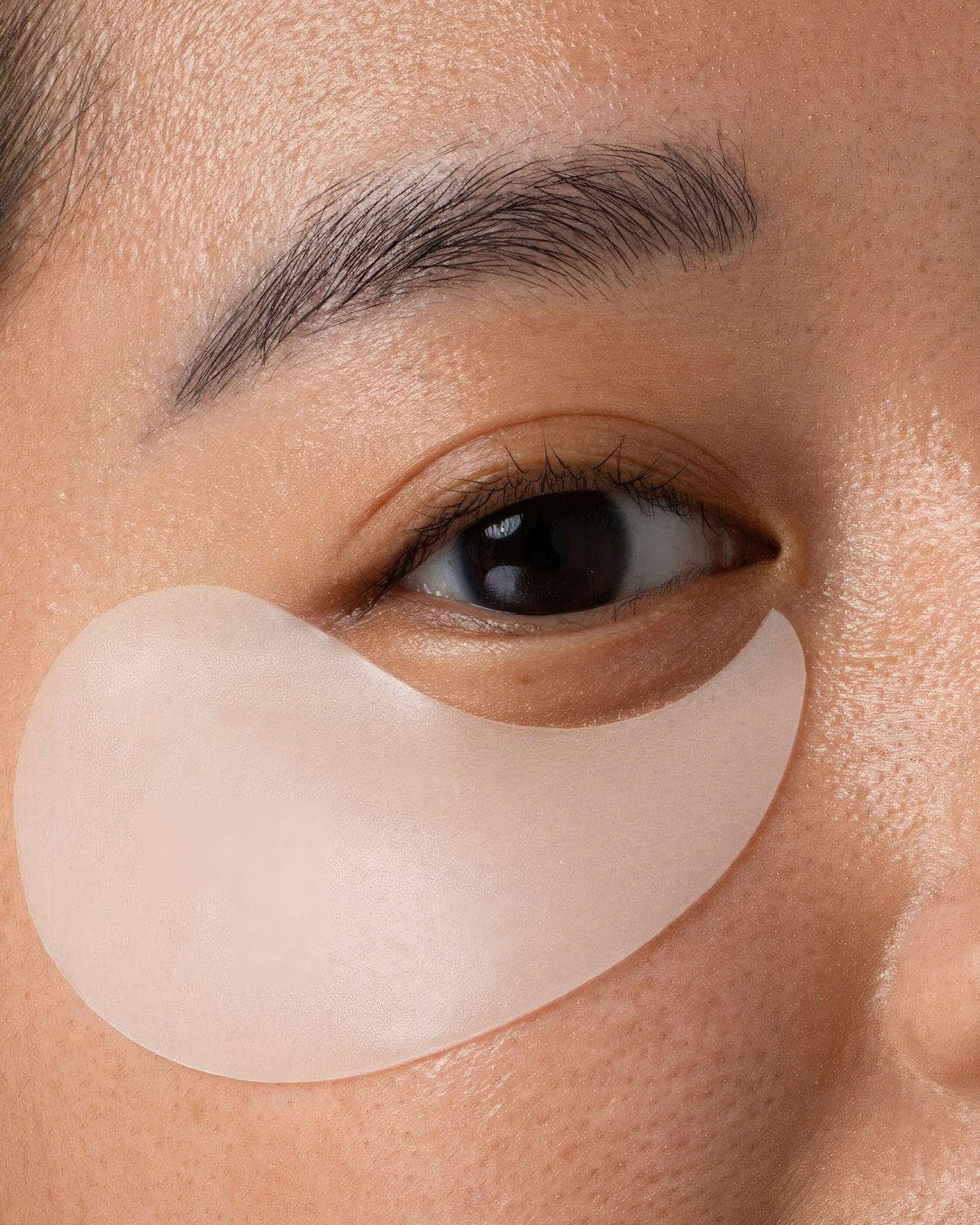 Clean Circle Days Off Depuffing & Hydrating Dissolvable Under Eye Masks for Dark Circles & Puffiness - Perfect for Travel, Work & Late Nights