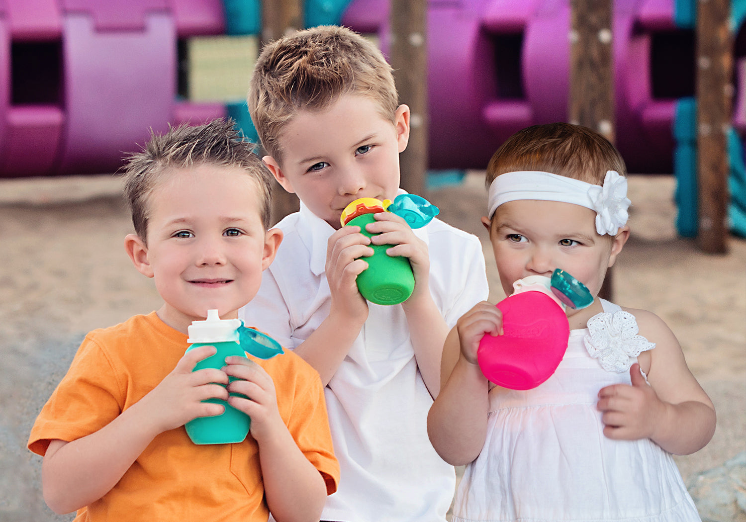 Squeasy Snacker - Reusable Silicone Food Pouch for Kids | BPA-Free, Leak-Proof Baby Food Storage | Perfect for Purees, Yogurt & Snacks On-The-Go | Ideal for Travel, School Lunch & Outdoor Activities
