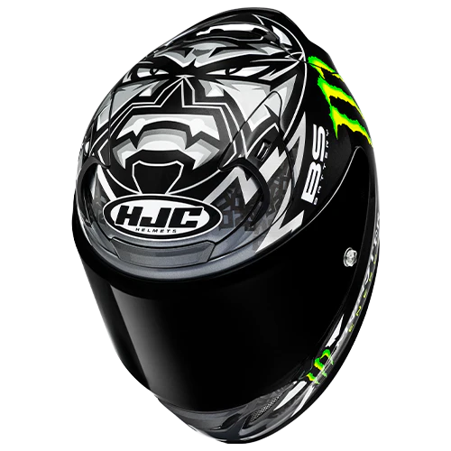 RPHA 12 FQ20 Black Full Face Motorcycle Helmet - Lightweight, DOT & ECE Certified for Racing & Street Riding - High-Performance Safety Gear for Men & Women