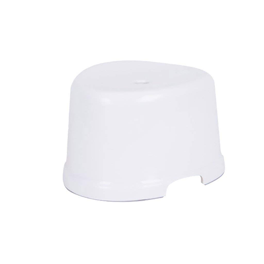 Non-Slip Shower Stool for Elderly - Heavy Duty Plastic Bath Seat with Backrest, Dressing Stool & Shoe Bench - Perfect for Bathroom Safety, Assisted Living & Spa Relaxation