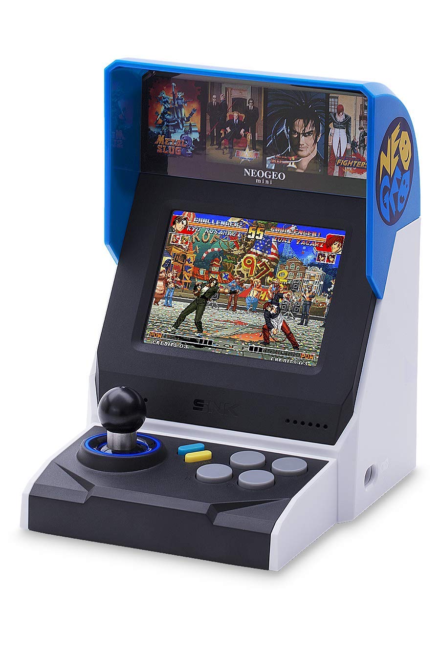 NEOGEO Mini Console International Edition with HDMI Cable - 40 Classic Arcade Games Included | Perfect for Retro Gaming Enthusiasts & Home Entertainment