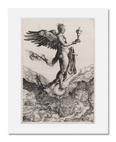Albrecht Dürer Nemesis (The Great Fortune) Fine Art Print - Renaissance Masterpiece Wall Decor for Home, Office & Gallery
