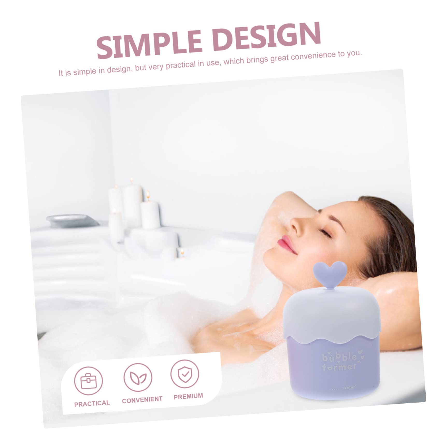FOMIYES 3-Piece Deep Marshmallow Foamers - Handheld Skin Care Foam Maker Tool for Cream & Cleanser | Rich Lather Generator | Cute Bath Accessory | Perfect for Facial Cleansing, Shaving & DIY Skincare at Home
