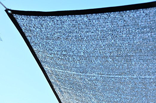 Premium Aluminet Shade Cloth - 4 Sizes (6x6ft, 10x10ft, 12x12ft, 20x20ft) - 70% Sunblock UV Protection for Garden, Greenhouse & Patio - Durable Reflective Shade Fabric for Outdoor Use