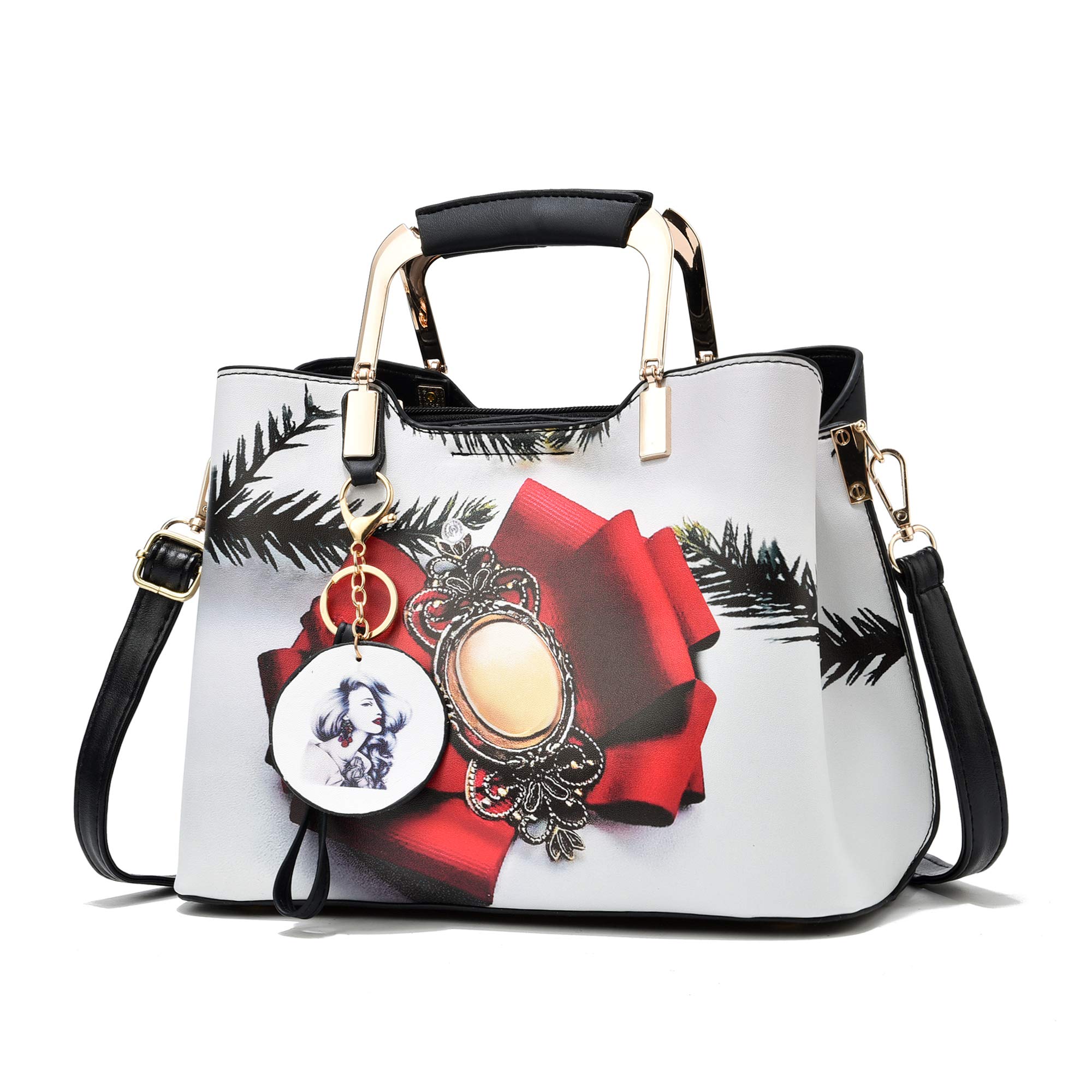 Women's Leather Handbags - Nevenka Top Handle Satchel & Shoulder Totes for Work & Travel