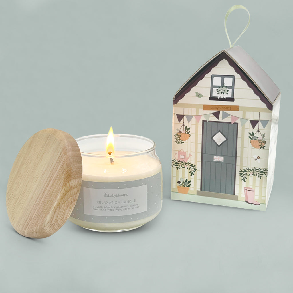 Lavender Scented Relaxation Candle for Stress Relief & Aromatherapy - Perfect for Spa, Yoga, Meditation & Bedtime Relaxation