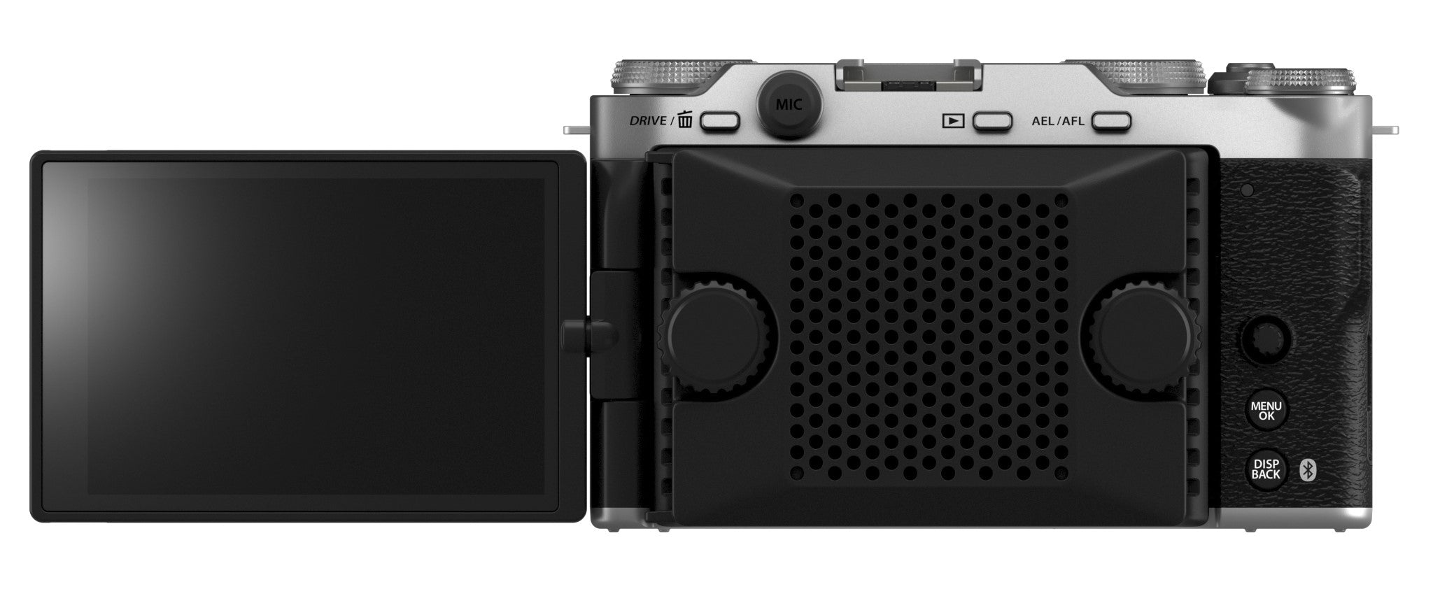 Fujifilm X-M5 Mirrorless Digital Camera with 24.2MP APS-C Sensor - Silver | Compact & Lightweight for Travel, Vlogging & Street Photography