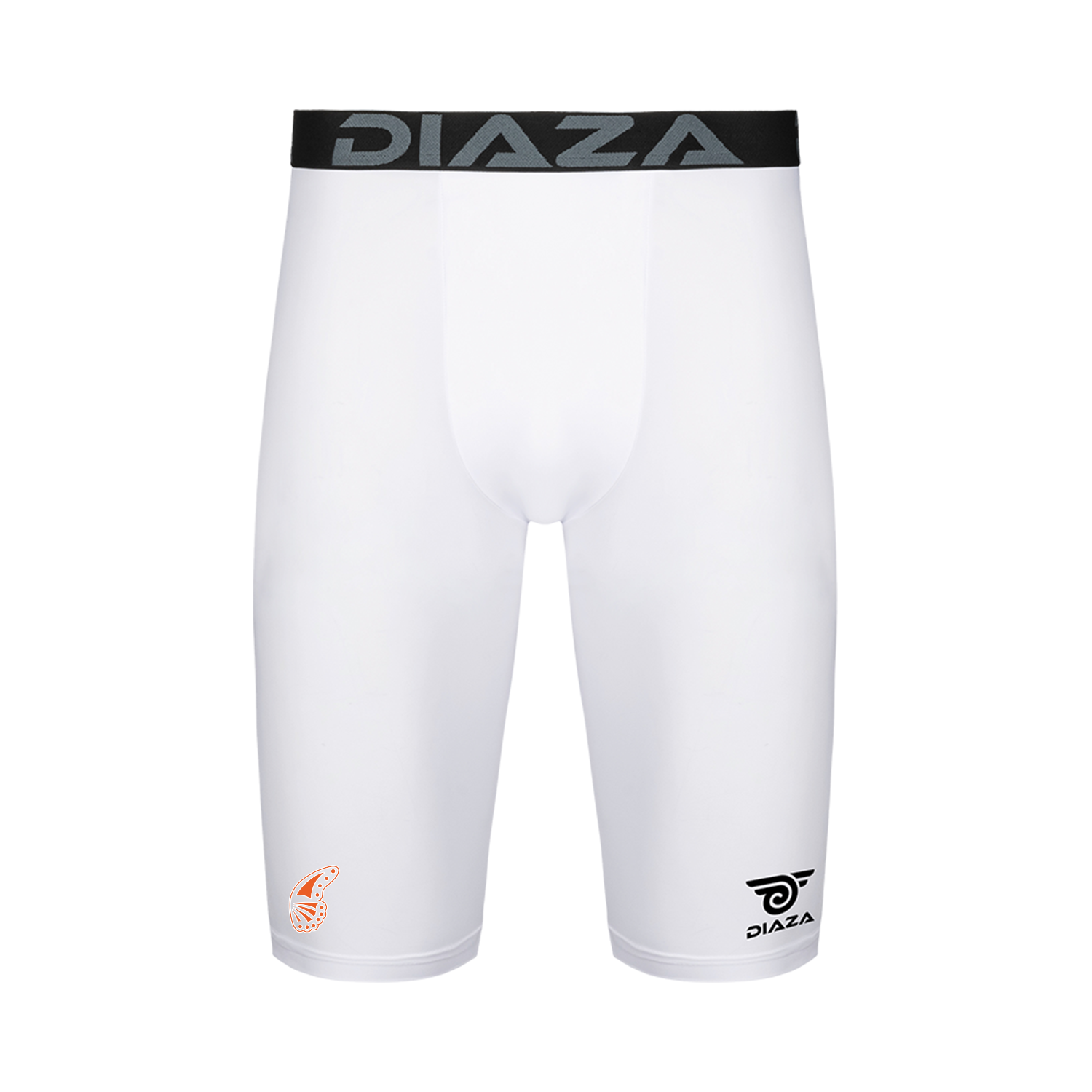 Minneapolis Monarchs Compression Shorts for Men - White Performance Workout Shorts for Running, Gym & Sports