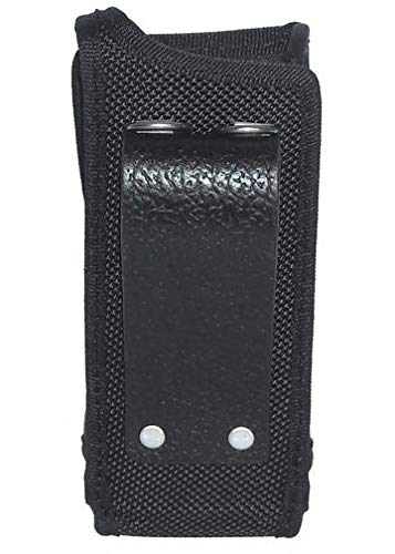 Motorola DGP 8550 Two Way Radio Nylon Carrying Case with Fixed Belt Loop - Durable Protective Cover for Full Keypad Radios - Perfect for Construction, Security & Outdoor Work
