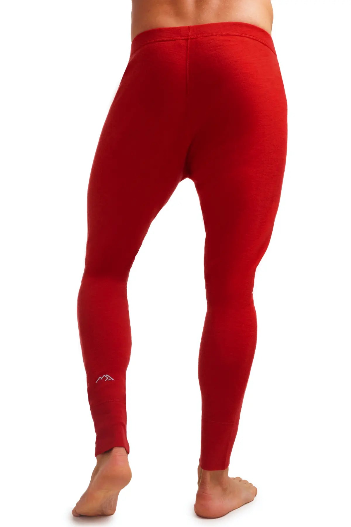 Premium Men's Merino Wool Pants - 250g Warm Winter Trousers in Cherry Red | Comfortable & Durable for Outdoor Activities, Hiking & Casual Wear