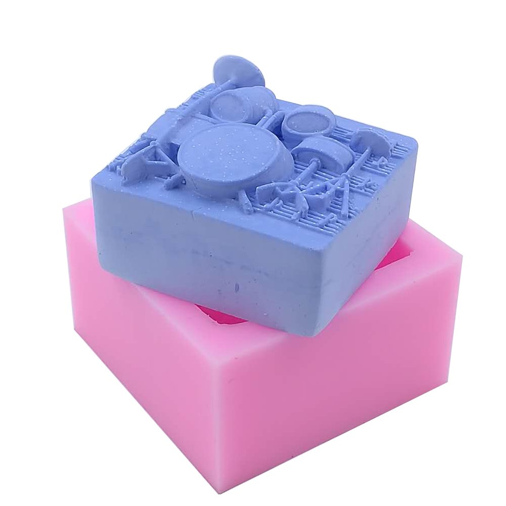 Premium Silicone Drum Kit Soap & Candle Molds - DIY Craft Molds for Resin, Wax, and Soap Making - Perfect for Handmade Gifts, Bath Bombs, and Home Decor Projects
