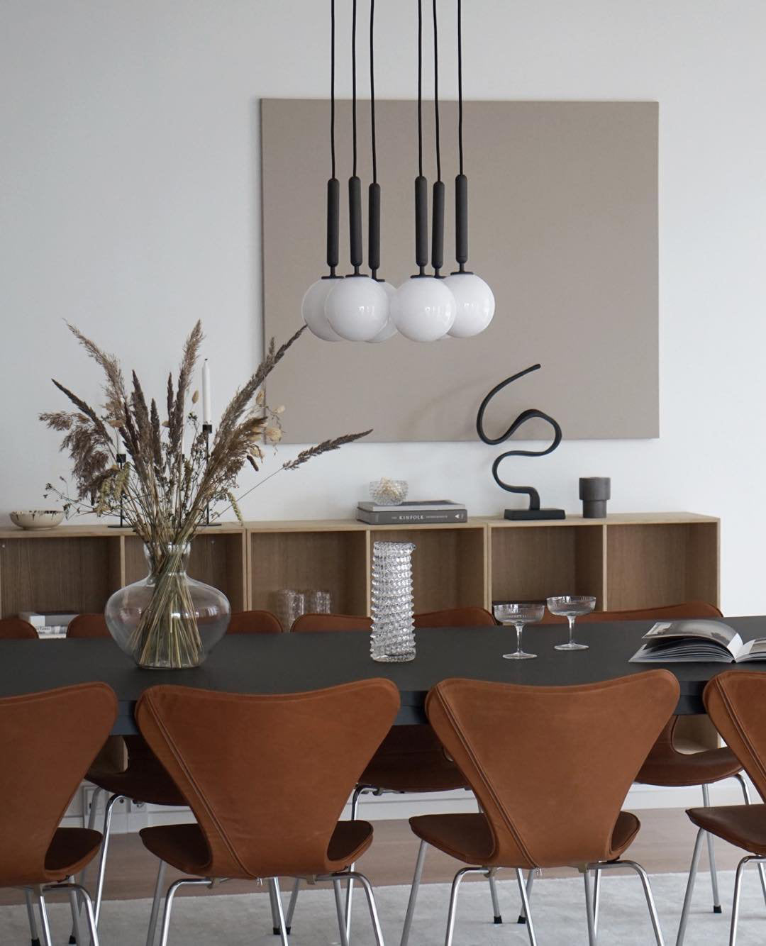 Miira Modern Pendant Light - Sleek Hanging Lamp for Kitchen Island, Dining Room & Bedroom - Adjustable LED Ceiling Light Fixture with Dimmable Warm White Light
