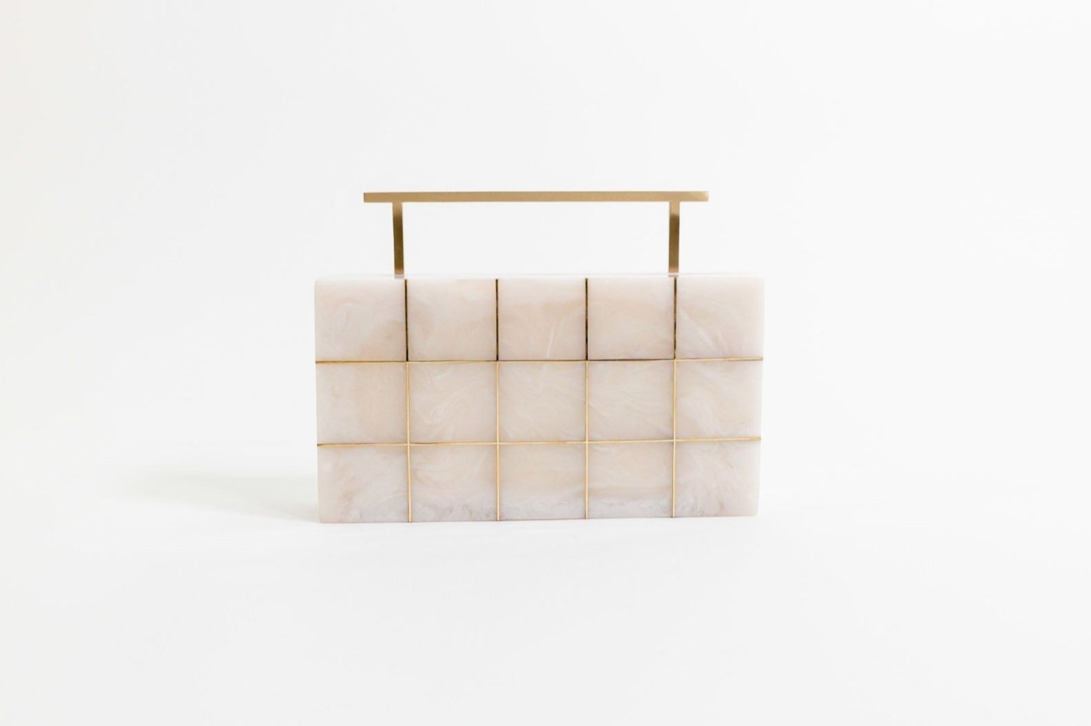 Elegant Crystalline Clutch with Pearl Accents - Perfect for Evening Parties, Weddings & Special Occasions