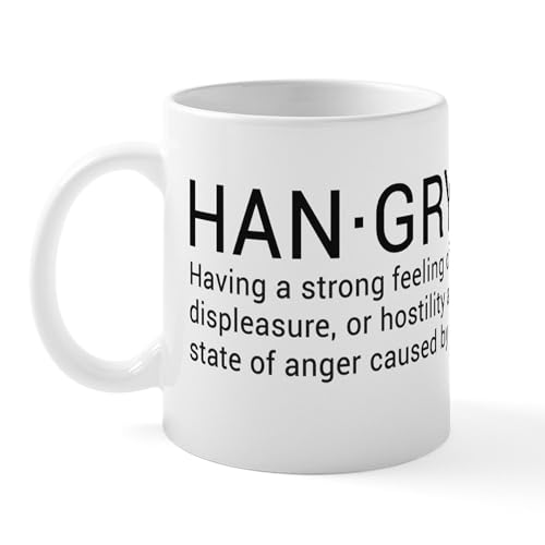 White - Hangry Lg Mug