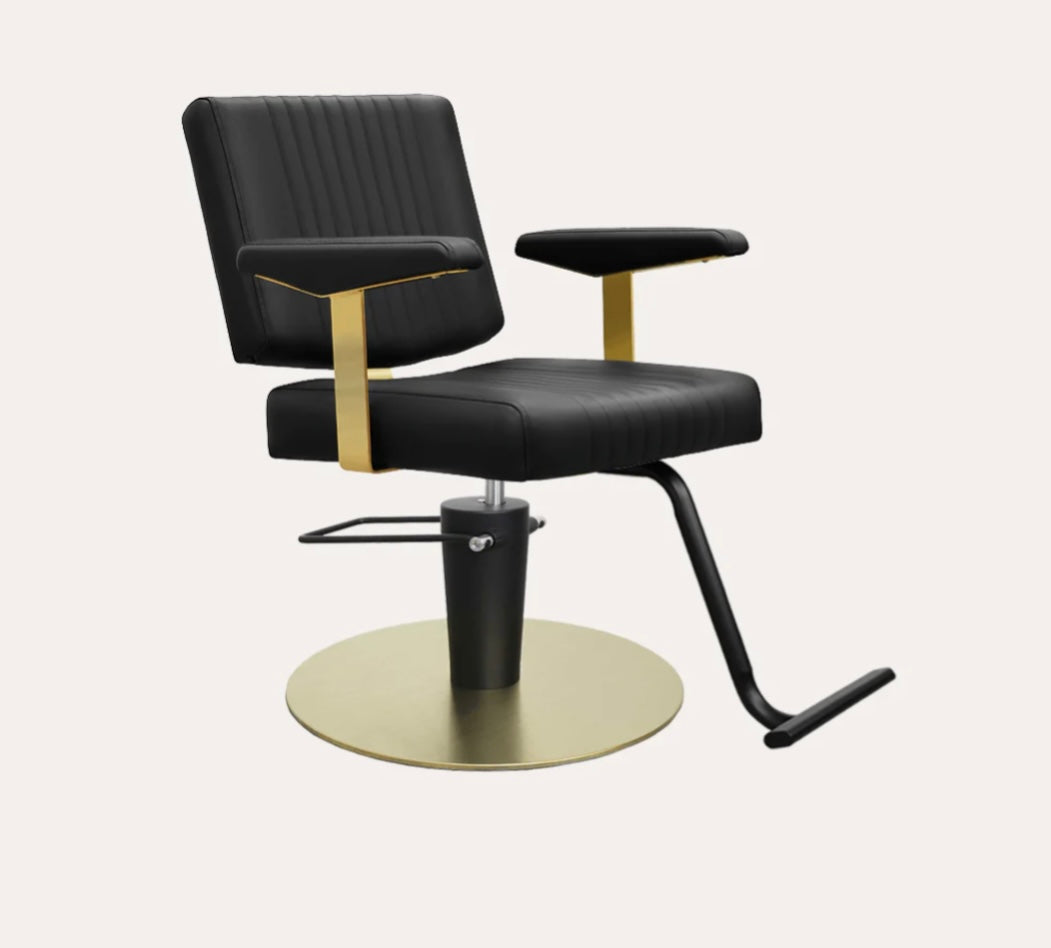 Professional Athena Salon Chair - Hydraulic Adjustable Styling Chair for Hairdressers & Barbers - Perfect for Salons, Barber Shops & Home Use