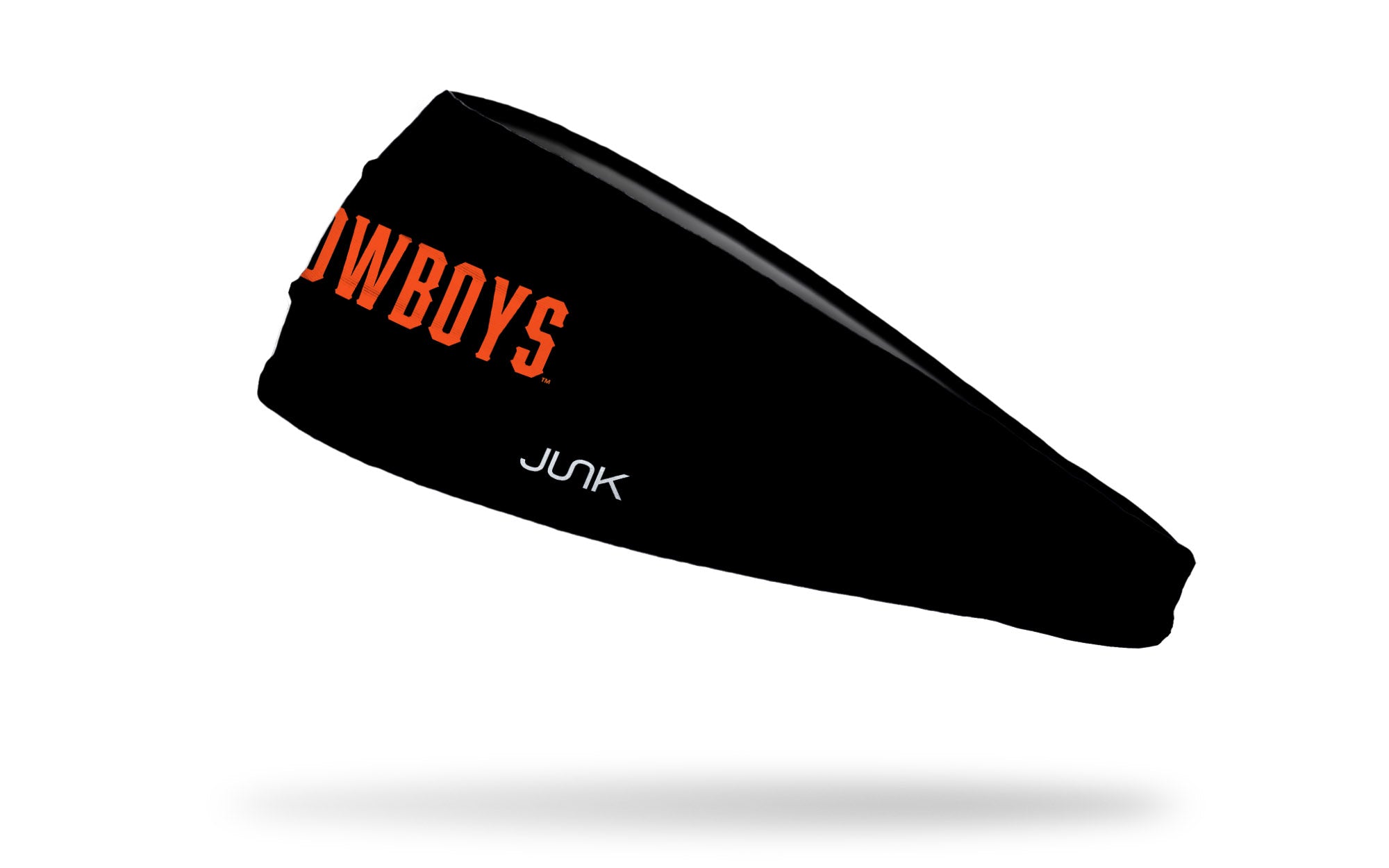 Oklahoma State University Cowboys Black Big Bang Lite Headband - Adjustable Sports Headband for Running, Basketball & Workouts - Perfect for Fans & Athletes