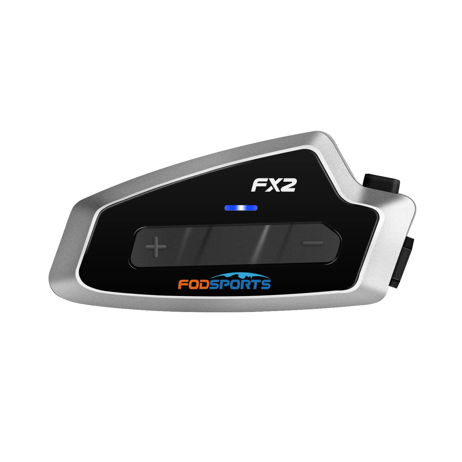 Fodsports FX2 Motorcycle Bluetooth Headset - 2-Way Rider Intercom System with FM Radio, Hands-Free Calling, Voice Control & Waterproof Design - Perfect for Group Riding, Commuting & Adventure Tours