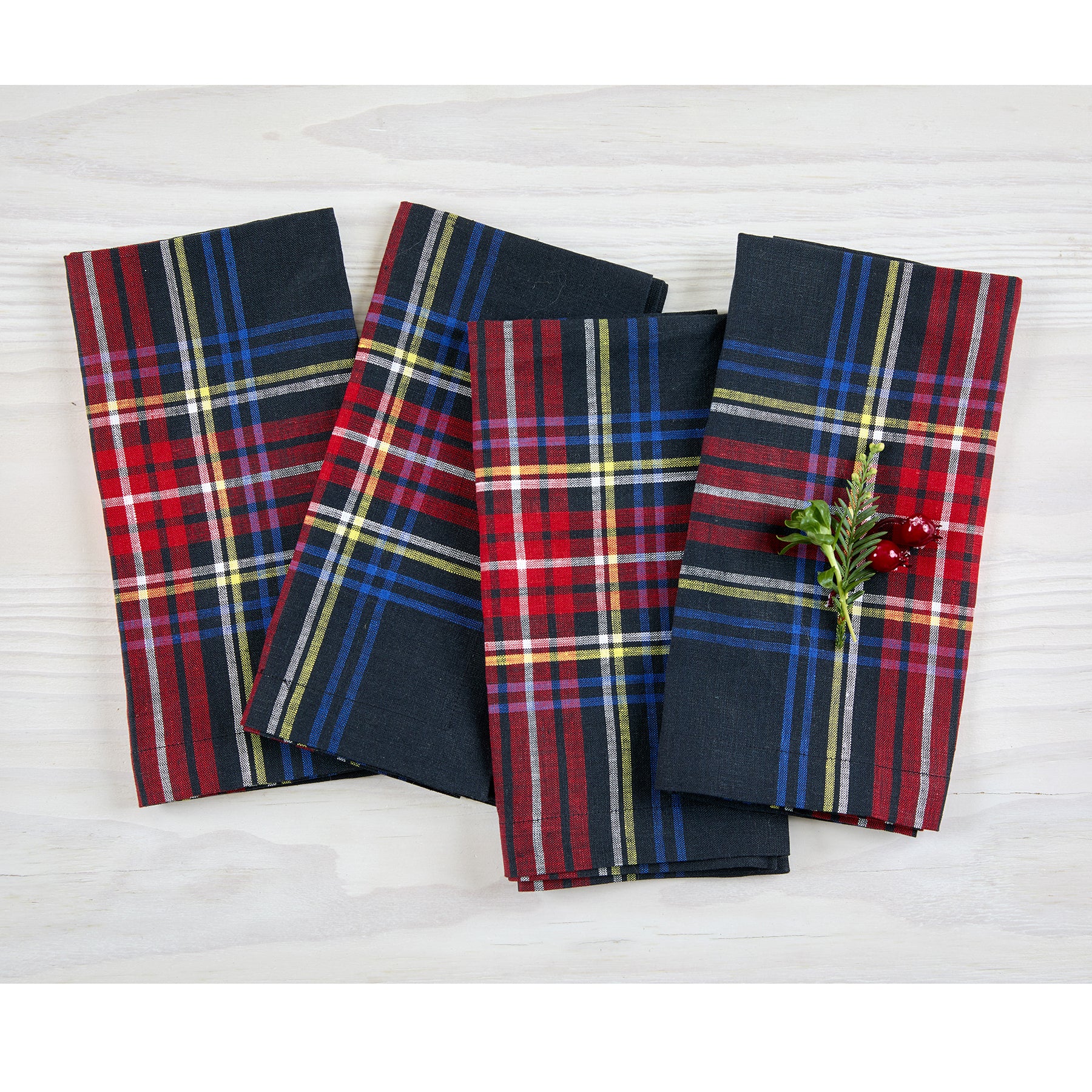 Stewart Plaid - Black